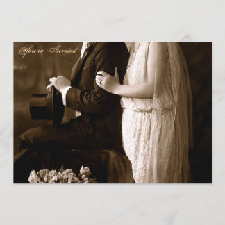 Einladung zur Hochzeit in den 20er Jahren