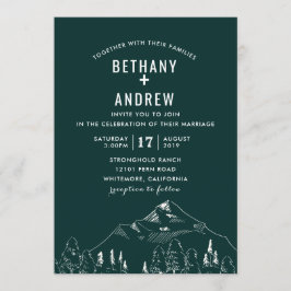 Einladung zur Hochzeit in den Bergen