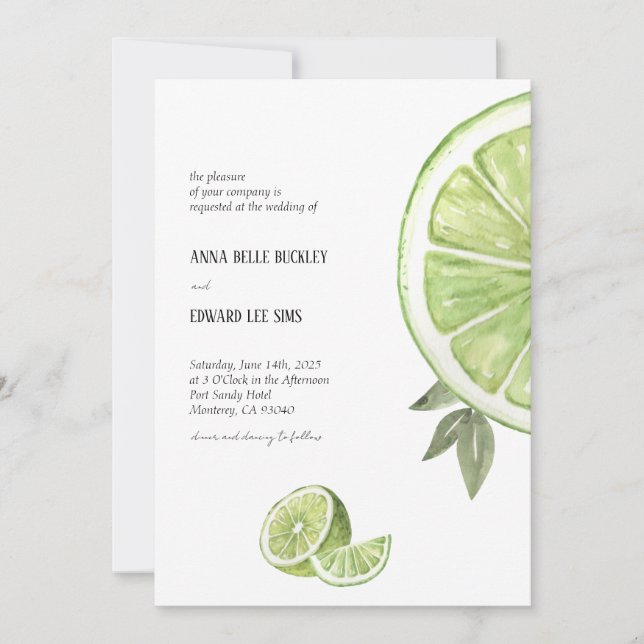 Einladung zur Hochzeit in Italien (Vorderseite)