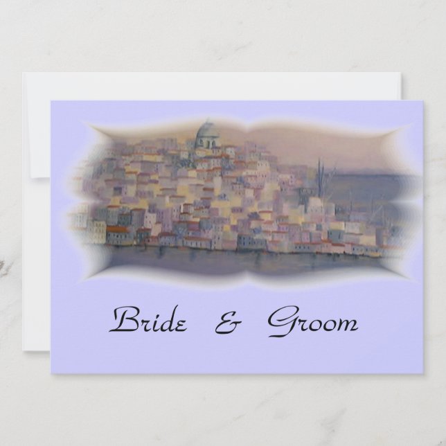 Einladung zur Hochzeit in Lissabon (Vorderseite)