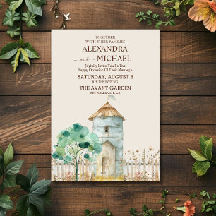 Einladung zur Hochzeit in rustikalem Landgut