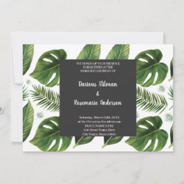 Einladung zur Hochzeit in Tropical Palm