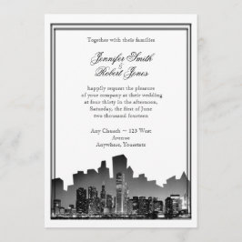 Einladung zur Hochzeit in Urlaubsort Chicago