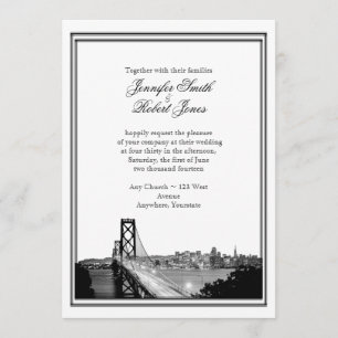 Einladung zur Hochzeit in Urlaubsort San Francisco
