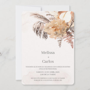 Einladung zur Hochzeit in Weiß