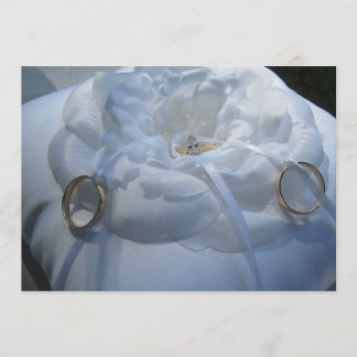 Einladung zur Hochzeit mit Rings