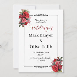 Einladung zur Hochzeit | Modernes & elegantes