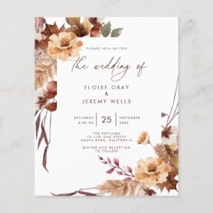 Einladung zur Hochzeit November Flyer