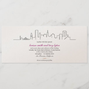 Einladung zur Hochzeit oder Abendessen in San Fran