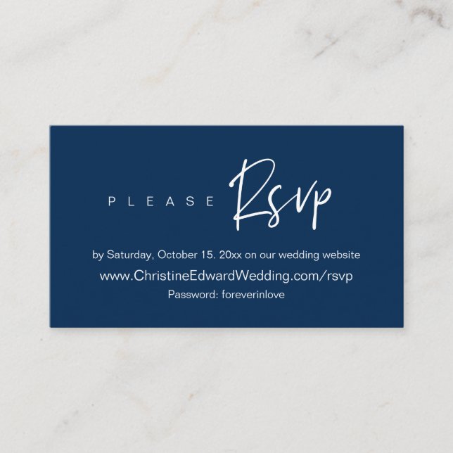 Einladung zur Hochzeit Online-UAWG, Minimalistisch (Vorderseite)