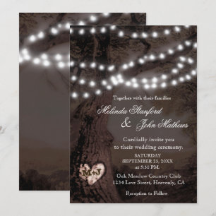 Einladung zur Hochzeit Party Tree