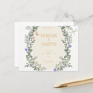 Einladung zur Hochzeit Postkarte