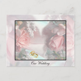 Einladung zur Hochzeit Postkarte