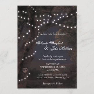Einladung zur Hochzeit | String Lights