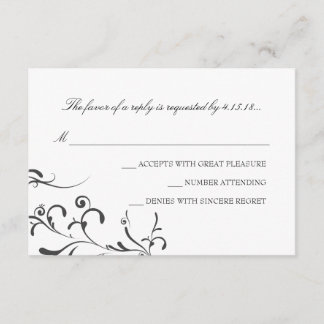 Einladung zur Hochzeit - UAWG | Floral Grace |wb