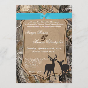 Einladung zur Hochzeit von 12x18 Jägerpaare