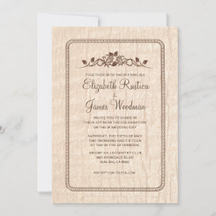 Einladung zur Hochzeit von Bäumen