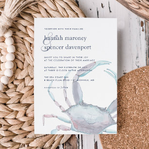 Einladung zur Hochzeit von Blue Crab