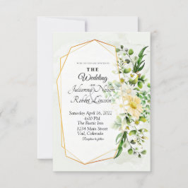Einladung zur Hochzeit von Eukalyptus und Goldblum