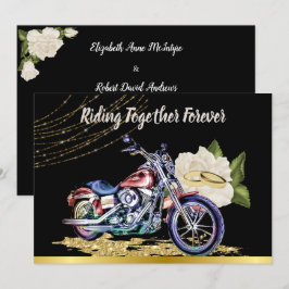Einladung zur Hochzeit von Fahrradfahrern