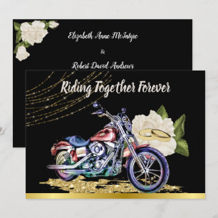 Einladung zur Hochzeit von Fahrradfahrern