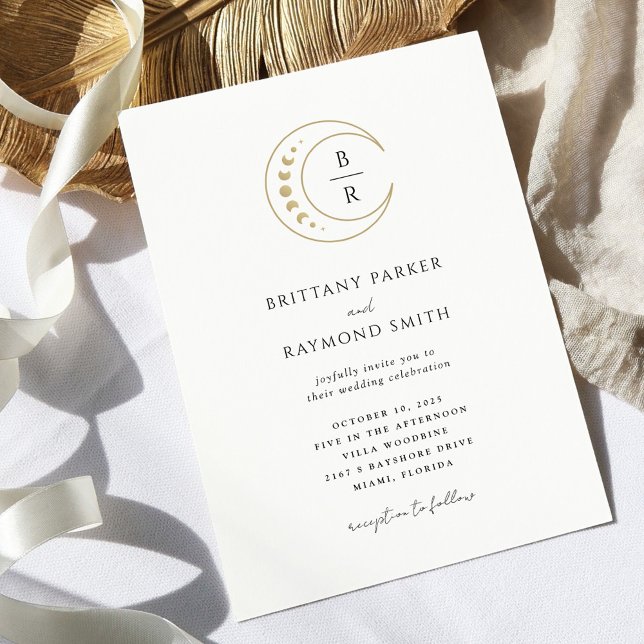 Einladung zur Hochzeit von Gold Celestial (Von Creator hochgeladen)