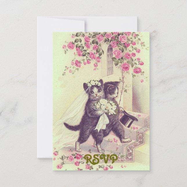 Einladung zur Hochzeit von Katzen UAWG (Vorderseite)