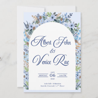 Einladung zur Hochzeit von Light Blue