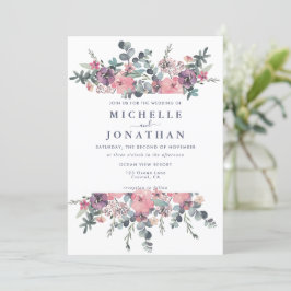 Einladung zur Hochzeit von Nautic Floral Anchor