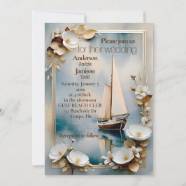 Einladung zur Hochzeit von Nautical Yacht