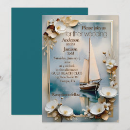 Einladung zur Hochzeit von Nautical Yacht