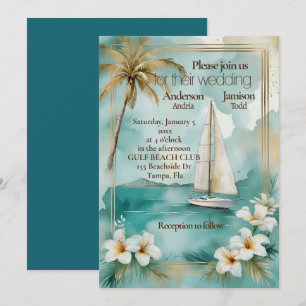 Einladung zur Hochzeit von Nautical Yacht