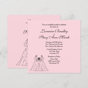 Einladung zur Hochzeit von Pink Lesbian