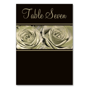 Einladung zur Hochzeit von Platinum-Rose Tischnummer