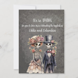 Einladung zur Hochzeit von Skeletal Couple