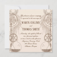 Einladung zur Hochzeit von Steampunk