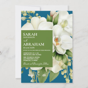 Einladung zur Hochzeit von White Orchids