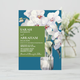 Einladung zur Hochzeit von White Orchids