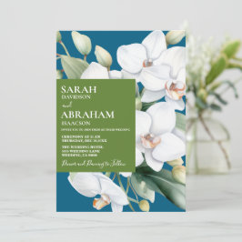 Einladung zur Hochzeit von White Orchids