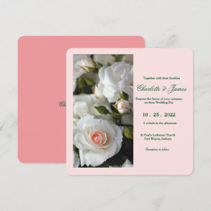 Einladung zur Hochzeit von White Roses