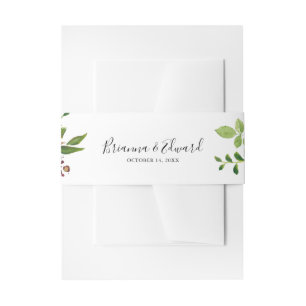 Einladung zur Hochzeit von White Winter Peony Flor Einladungsbanderole