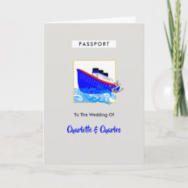 Einladung zur Hochzeitreise-Hochzeit in Urlaubsort