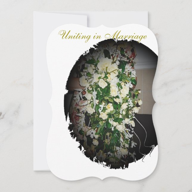 Einladung zur Hochzeitsfeier "Floral" (Vorderseite)