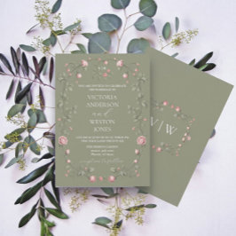 Einladung zur Hochzeitsfeier im französischen Gart