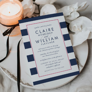 Einladung zur Hochzeitsfeier   Rosa und Marine