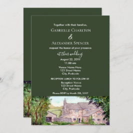 Einladung zur Hochzeitsfeier über die Steinbrücke