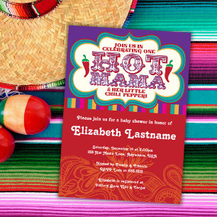 Einladung zur Hot Mama Baby Dusche