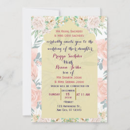 Einladung zur indischen Hochzeit