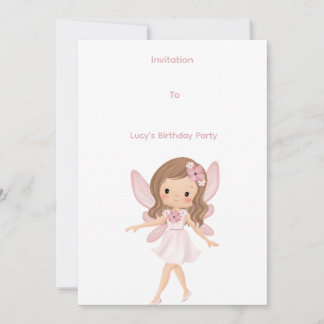 Einladung zur individuell gestaltbaren Rosa Fairy 