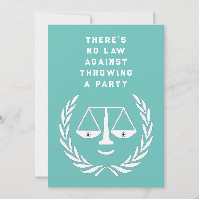 Einladung zur Jurastudium (Vorderseite)